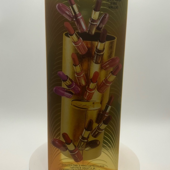 MAC limited edition Golden girls 12 Mini Lipstick Set Lustreglass NEW Authentic - Picture 3 of 14